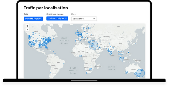 Le rapport de trafic par localisation da